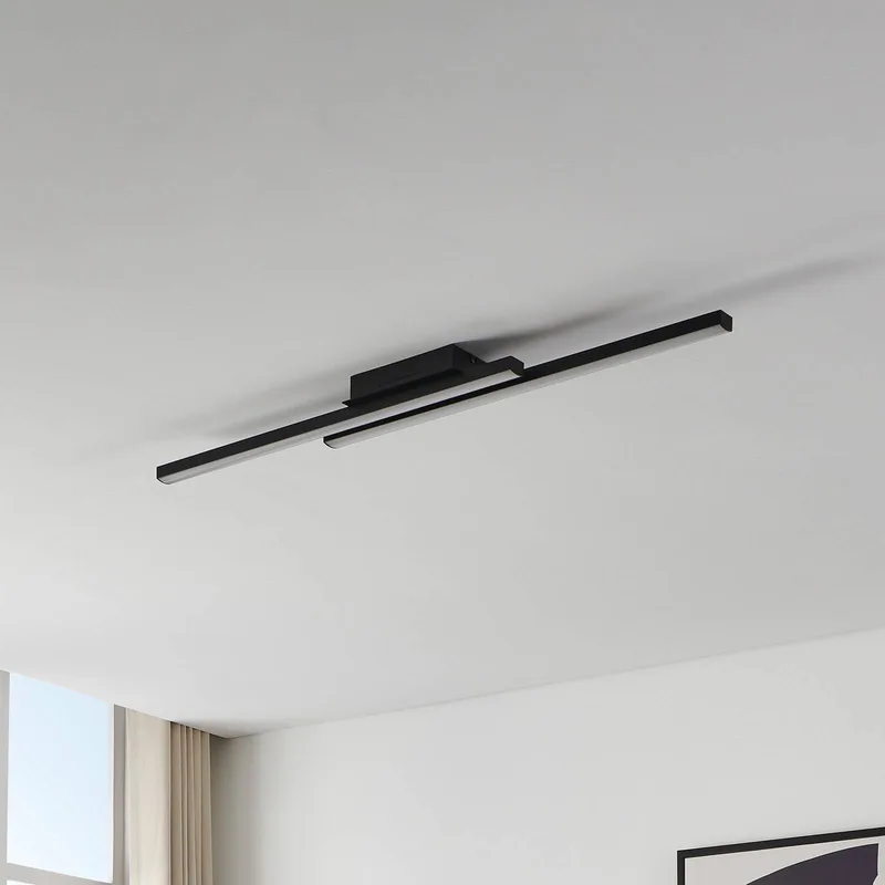 Fraioli-Z LED plafondlamp van EGLO connect in Zwart – productfoto 5 van 5