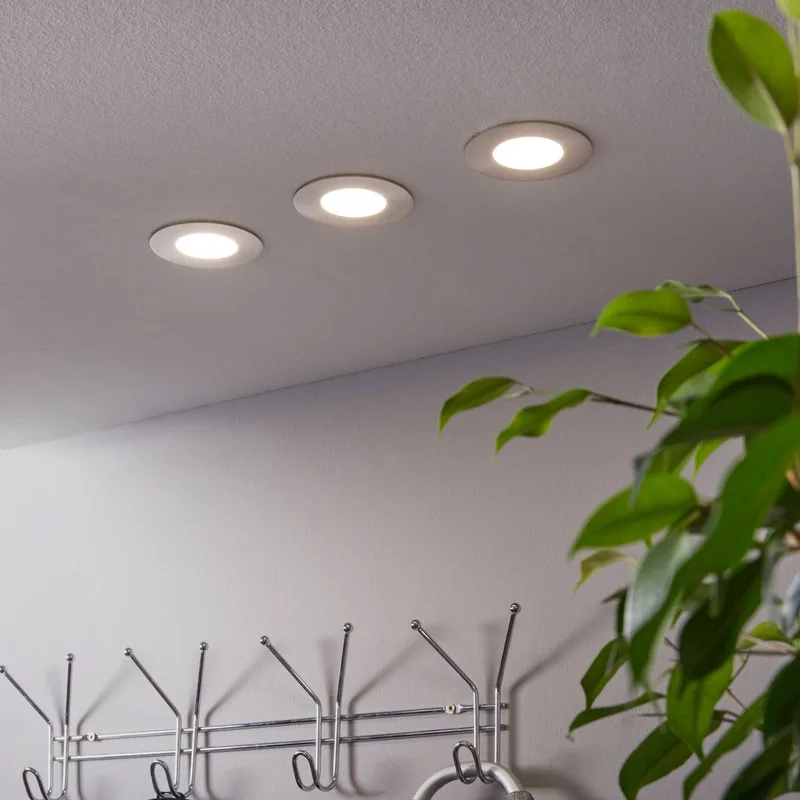 Fueva-C inbouwspot 3 x 3W RGBW nikkel van EGLO connect in Mat nikkel – productfoto 2 van 3
