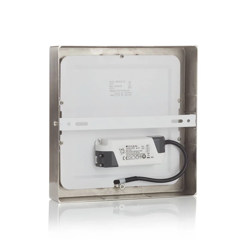 Fueva-C LED plafondlamp 22,5cm nikkel van EGLO connect in Gesatineerd nikkel – productfoto 5 van 5