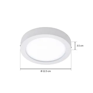 Fueva-C plafondlamp rond 22,5cm van EGLO connect in Wit – productfoto 2 van 2