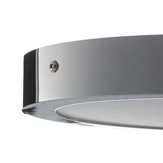 Fueva-C plafondlamp rond 30 cm chroom by EGLO connect in White, Chrome – product photo 4 of 5