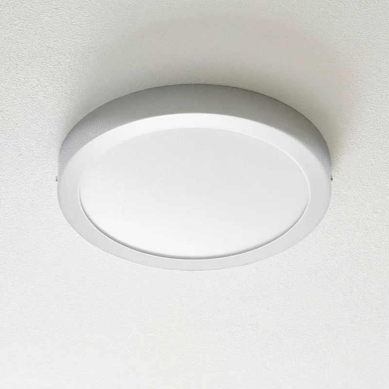 Fueva-C plafondlamp rond 30 cm chroom by EGLO connect in White, Chrome – product photo 2 of 5