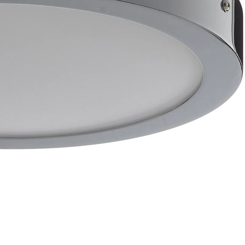 Fueva-C plafondlamp rond 30 cm chroom by EGLO connect in White, Chrome – product photo 5 of 5