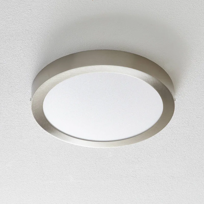 Fueva-C plafondlamp rond 30cm nikkel by EGLO connect in Gesatineerd nikkel – product photo 2 of 4
