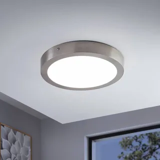 Fueva-C plafondlamp rond 30cm nikkel by EGLO connect in Gesatineerd nikkel – product photo 3 of 4