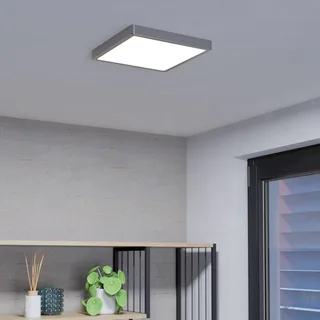 Fueva-Z plafondlamp 28x28cm nikkel van EGLO connect in Mat nikkel – productfoto 2 van 5