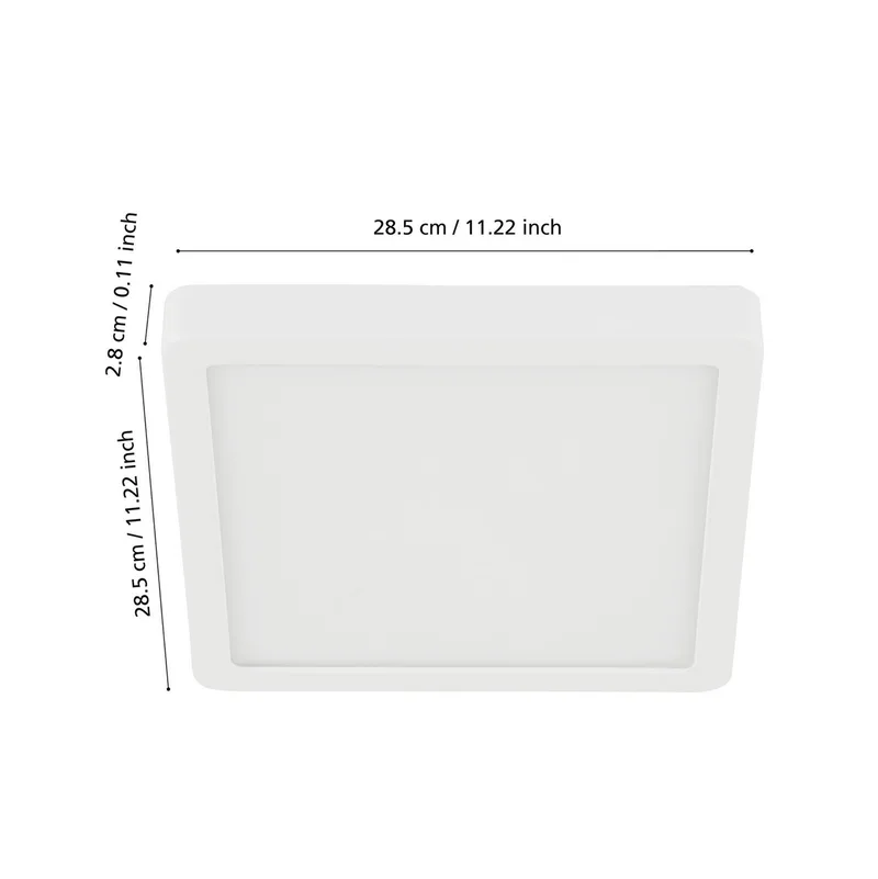 Fueva-Z plafondlamp 28x28cm van EGLO connect in Wit – productfoto 4 van 5
