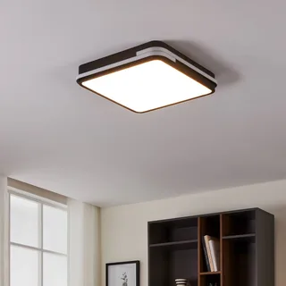 Genovese-Z LED plafondlamp met RGBW van EGLO connect in Wit, Zwart – productfoto 2 van 5