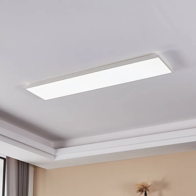 Herrora-Z LED-loftlampe, 120x30cm fra EGLO connect i Hvid – produktbillede 1 af 5