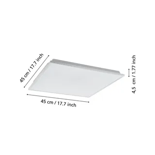 Herrora-Z plafondlamp 45x45cm van EGLO connect in Wit – productfoto 4 van 4