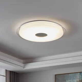 Lanciano-Z LED plafondlamp Ø 77cm by EGLO connect in White, Chrome – product photo 2 of 5