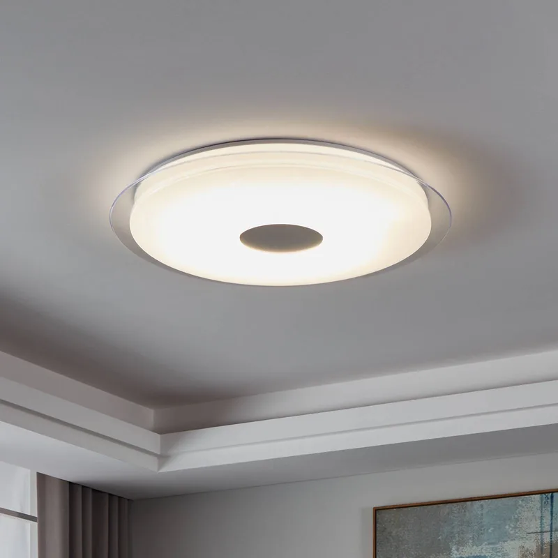 Lanciano-Z LED plafondlamp Ø 77cm by EGLO connect in White, Chrome – product photo 2 of 5