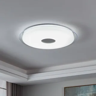 Lanciano-Z LED plafondlamp Ø 77cm by EGLO connect in White, Chrome – product photo 1 of 5