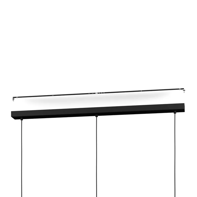 LED hanglamp Balamorta-Z, 3-lamps de EGLO connect en Noir – photo produit 5 sur 5