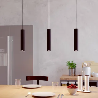 LED hanglamp Balamorta-Z, 3-lamps de EGLO connect en Noir – photo produit 1 sur 5