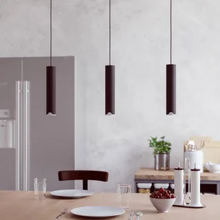 LED hanglamp Balamorta-Z, 3-lamps de EGLO connect en Noir – photo produit 2 sur 5