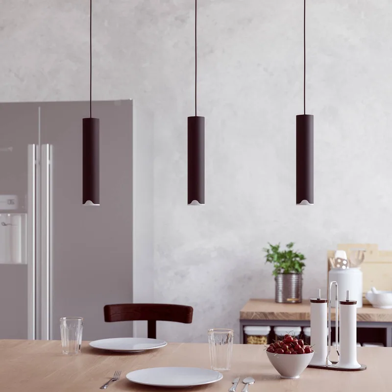 LED hanglamp Balamorta-Z, 3-lamps de EGLO connect en Noir – photo produit 2 sur 5