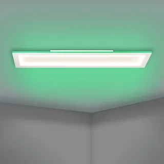 LED plafondlamp Padrogiano-Z 1-lamp, 120 x 30 cm de EGLO connect en Blanc – photo produit 4 sur 5