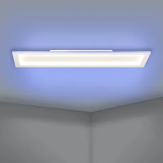 LED plafondlamp Padrogiano-Z 1-lamp, 120 x 30 cm de EGLO connect en Blanc – photo produit 5 sur 5