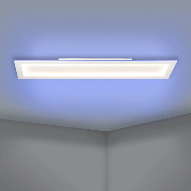 LED plafondlamp Padrogiano-Z 1-lamp, 120 x 30 cm de EGLO connect en Blanc – photo produit 5 sur 5