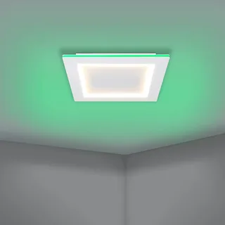 LED plafondlamp Padrogiano-Z 1-lamp, 45 x 45 cm de EGLO connect en Blanc – photo produit 5 sur 5