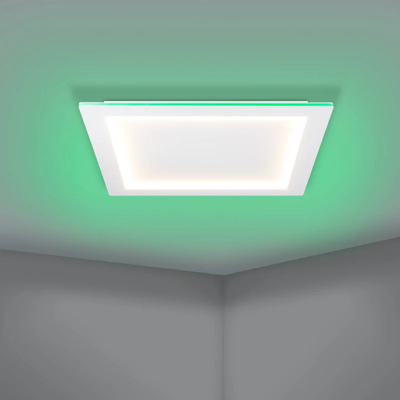 LED plafondlamp Padrogiano-Z 1-lamp, 60 x 60 cm van EGLO connect in Wit – productfoto 4 van 5