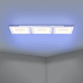 LED plafondlamp Padrogiano-Z 3-lamps, 120 x 30 cm von EGLO connect in Weiß – Produktfoto 5 von 5