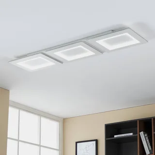 LED plafondlamp Padrogiano-Z 3-lamps, 120 x 30 cm von EGLO connect in Weiß – Produktfoto 1 von 5