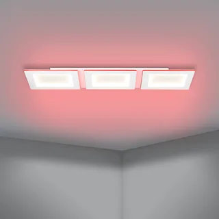LED plafondlamp Padrogiano-Z 3-lamps, 120 x 30 cm von EGLO connect in Weiß – Produktfoto 4 von 5