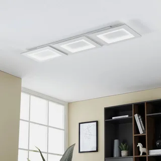 LED plafondlamp Padrogiano-Z 3-lamps, 120 x 30 cm von EGLO connect in Weiß – Produktfoto 2 von 5