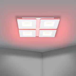 LED plafondlamp Padrogiano-Z 4-lamps, 45 x 45 cm van EGLO connect in Wit – productfoto 4 van 5