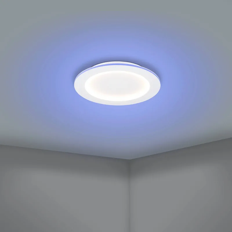 LED plafondlamp Padrogiano-Z, Ø 45 cm de EGLO connect en Blanc – photo produit 4 sur 5