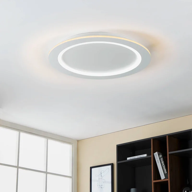 LED plafondlamp Padrogiano-Z, Ø 60 cm de EGLO connect en Blanc – photo produit 2 sur 5