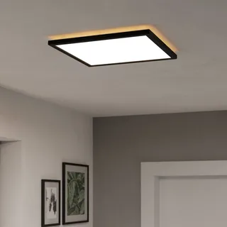 LED plafondlamp Rovito-Z, 39 x 39 cm van EGLO connect in Zwart – productfoto 2 van 5