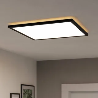 LED plafondlamp Rovito-Z, 50 x 50 cm van EGLO connect in Zwart – productfoto 1 van 5