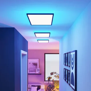 LED plafondlamp Rovito-Z, 57 x 30 cm från EGLO connect i Svart – produktbild 3 av 5