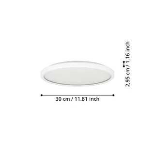 LED plafondlamp Rovito-Z, Ø 30 cm by EGLO connect in White – product photo 4 of 5
