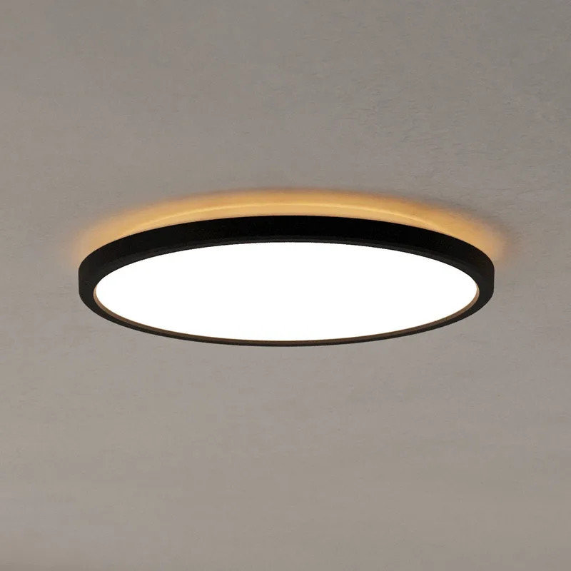 LED plafondlamp Rovito-Z, Ø 30 cm von EGLO connect in Schwarz – Produktfoto 1 von 5