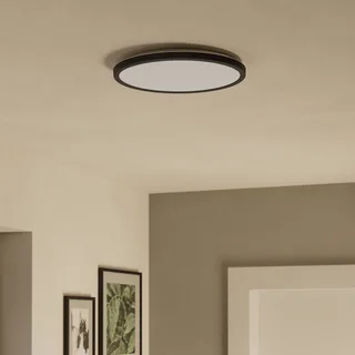 LED plafondlamp Rovito-Z, Ø 30 cm von EGLO connect in Schwarz – Produktfoto 3 von 5