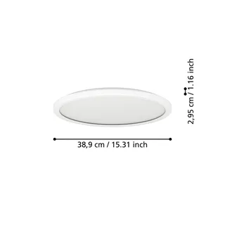 LED plafondlamp Rovito-Z, Ø 39 cm van EGLO connect in Wit – productfoto 4 van 5