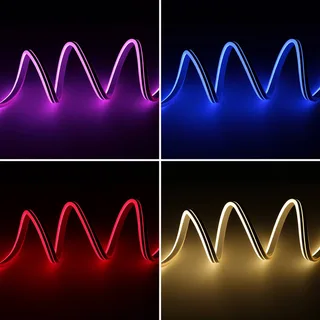 LED strip Neon Stripe-Z, 3 M., RGB, CCT van EGLO connect in Wit – productfoto 5 van 5