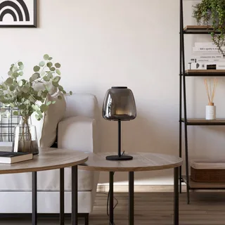 LED tafellamp Alfero-Z, RGB, CCT, zwart by EGLO connect in Black, Chrome – product photo 3 of 5