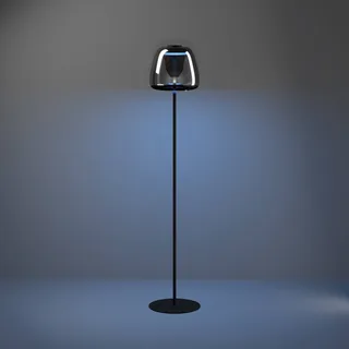 LED vloerlamp Alfero-Z, RGB, CCT, zwart van EGLO connect in Zwart, Chroom – productfoto 4 van 5