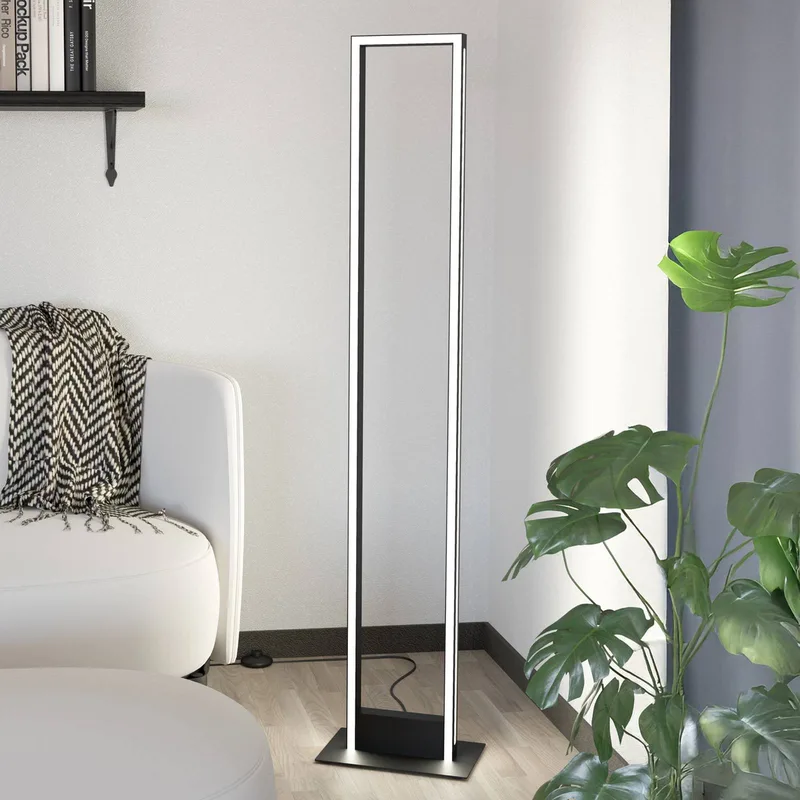 LED vloerlamp Savilanas-Z, CCT van EGLO connect in Zwart – productfoto 1 van 4