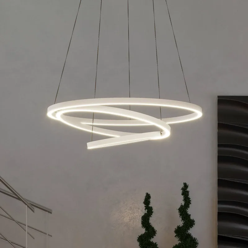 Lobinero-Z LED hanglamp van EGLO connect in Wit – productfoto 1 van 5