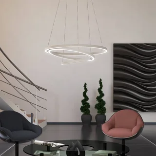 Lobinero-Z LED hanglamp van EGLO connect in Wit – productfoto 3 van 5