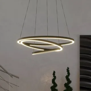 Lobinero-Z LED hanglamp, zwart by EGLO connect in Black, White – product photo 1 of 5
