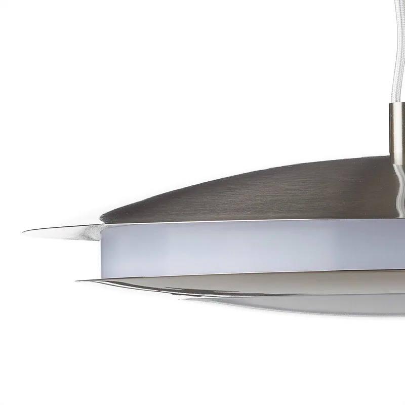 Moneva-C LED hanglamp nikkel Ø 48,5 von EGLO connect in Nikkel mat – Produktfoto 3 von 5