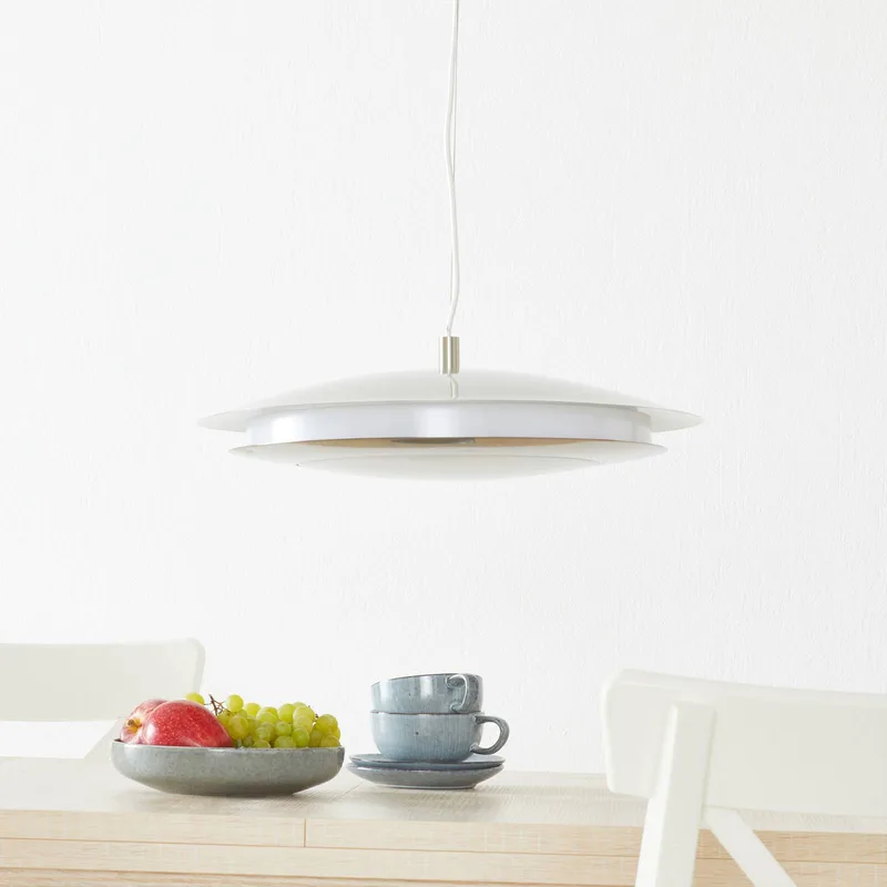 Moneva-C LED hanglamp nikkel Ø 48,5 von EGLO connect in Nikkel mat – Produktfoto 2 von 5