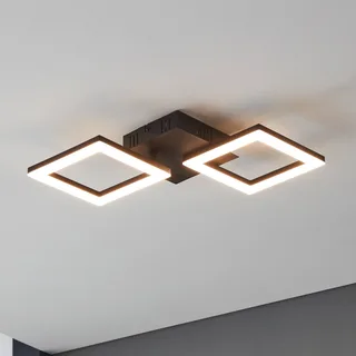 Paranday-Z LED plafondlamp 2-l. 47cm van EGLO connect in Zwart, Wit – productfoto 1 van 5
